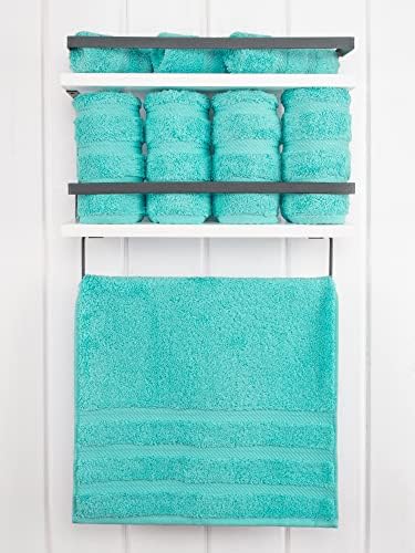 American Soft Linen 100% Cotton Luxury Turkish Towels, 4 PC Hand Towel Set