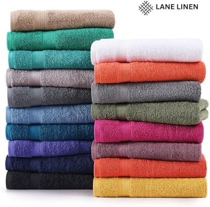 LANE LINEN Bath Sheets 4 Pack Oversized Soft Absorbent - Sea Port