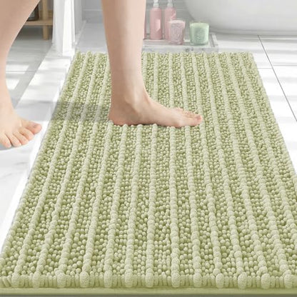Arotive Bathroom Rugs Mat 30x20, Soft Absorbent Chenille Shaggy Bath Mat