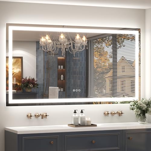 66x36 Inch LED Bathroom Vanity Mirror for Wall