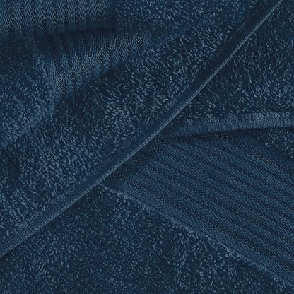 Belizzi Home Cotton 2 Pack Oversized Bath Sheet 35x70, Large Bath Sheet, Ultra Soft, Absorbent, Compact, Eco-Friendly, Recyclable, Quick Drying and Lightweight Towel - Mineral Blue