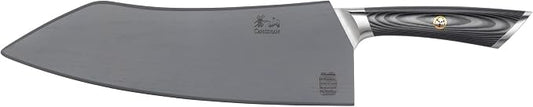 Cangshan NAKA Series X-7 Steel Forged Rocking Chef's Knife with Sheath (10-Inch)