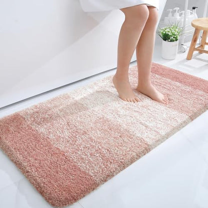 OLANLY Bathroom Runner Rug 44x24, Extra Soft Absorbent Microfiber Bath Rugs