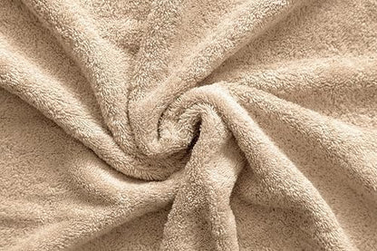 American Veteran Towel, 100% Cotton Turkish Bath Towels for Bathroom 4 Pack, 27x54 Extra Large Premium Soft Drying Bathroom Towels, Beige
