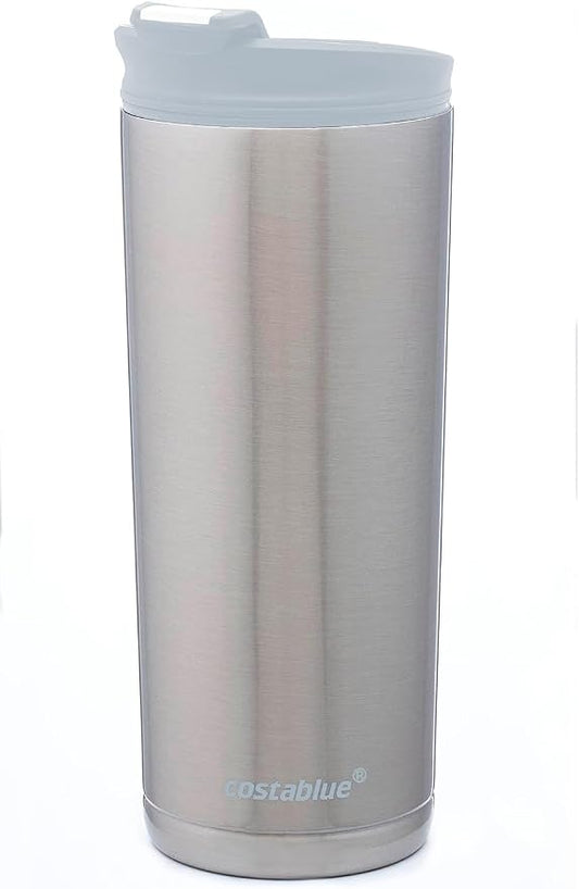 Travel Coffee Mug - 16 Oz. Stainless Steel Insulated Coffee Mug, Leak Proof Tumbler w/Dishwasher Safe Lid, Double Wall Travel Coffee Cup, Reusable Insulated Tumbler for Hot & Cold Beverages…
