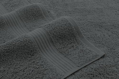 American Veteran Towel, 100% Cotton Turkish Bath Towels for Bathroom 4 Pack, 27x54 Extra Large Premium Soft Drying Bathroom Towels, Dark Gray