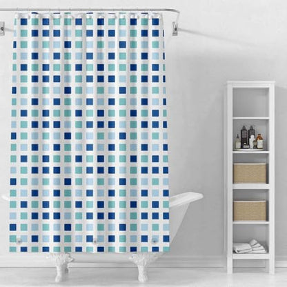 Shower Curtain Liner, 100% Waterproof Peva Shower Curtains with 3 Duty Heavy Bottom Magnets and 12 Rust Proof Grommets, 72x72 Weighted Shower Liner for Shower Stall, Bathtubs