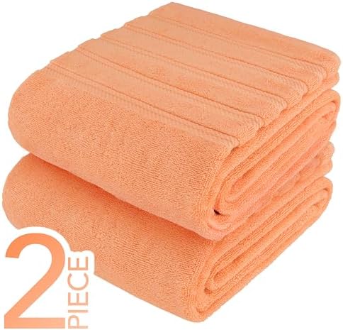 American Soft Linen 100% Cotton Luxury Turkish Towels, 2PC 35x70 Bath Sheet
