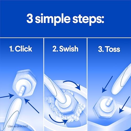 Clorox ToiletWand Toilet Cleaner Refills, Toilet brush, Original, 20 Count