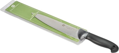 Restaurantware Sensei 10 Inch Chef Knife 1 With Colored Coded Pins Kitchen Knife - High-Carbon Stain-Resistant Black German Steel Meat Knife Ergonomic Handle