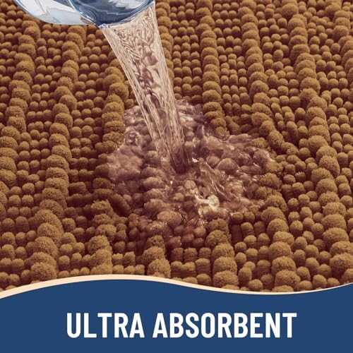 Arotive Bathroom Rugs Mat 30x20, Soft Absorbent Chenille Shaggy Bath Mat