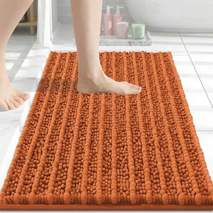 Arotive Bathroom Rugs Mat 24x16, Soft Absorbent Chenille Shaggy Bath Mat