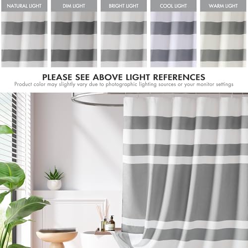 Madison Park Spa Waffle Shower Curtain for Bathroom, 72 x 72, Grey
