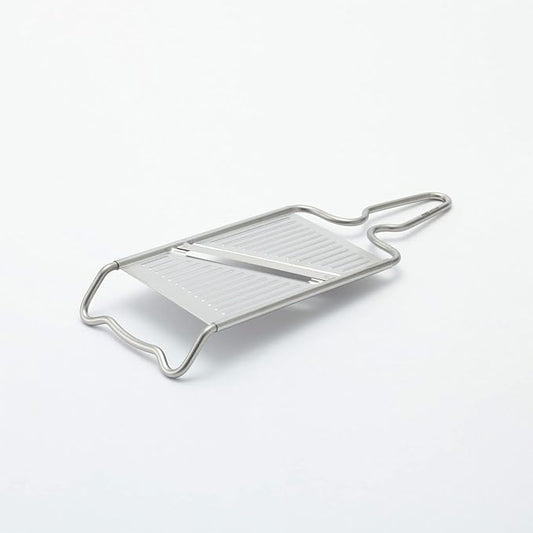 Japanese Double-Edged Slicer, Mandoline, Stainless Steel, Made in Sanjo, Japan, Silver