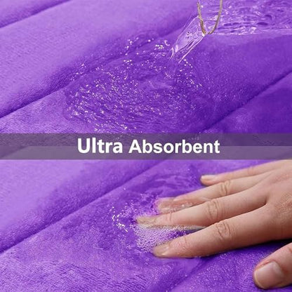 Buganda Memory Foam Bath Mat 70 x 24, Ultra Soft Absorbent Bathroom Rugs