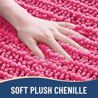 Arotive Bathroom Rugs Mat 30x20, Soft Absorbent Chenille Shaggy Bath Mat