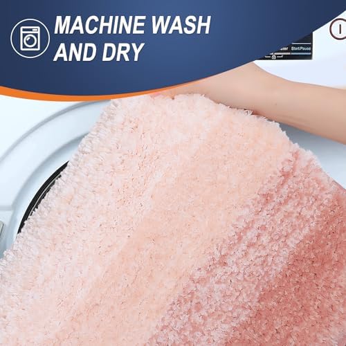 OLANLY Bathroom Rugs Mat 30x20, Extra Soft Absorbent Microfiber Bath Rugs
