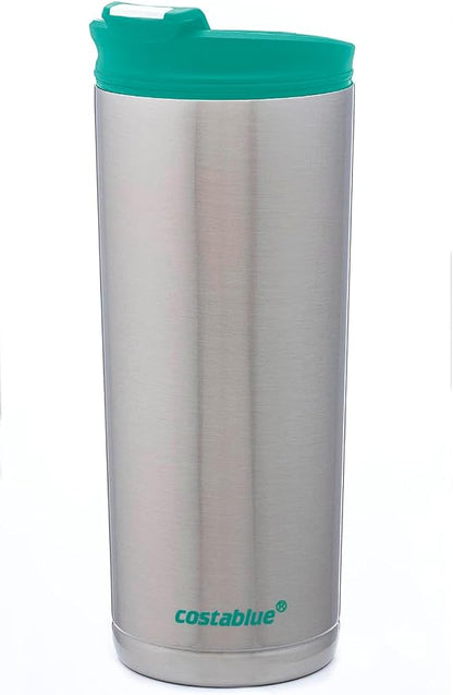 Travel Coffee Mug - 16 Oz. Stainless Steel Insulated Coffee Mug, Leak Proof Tumbler w/Dishwasher Safe Lid, Double Wall Travel Coffee Cup, Reusable Insulated Tumbler for Hot & Cold Beverages…