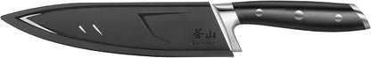 Cangshan ALPS Series 502735 German Steel Forged 8-inch Chef's Knife with Sheath, Black