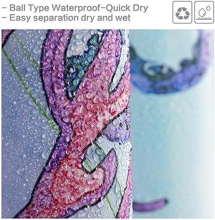 Ocean Shower Curtain, Kids Shower Curtain for Bathroom 72x72