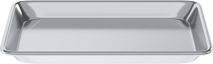 10 in. x 13 in. Quarter Size Aluminum Bun. / Sheet Pan | Ideal for baking, roasting, cooling, prepping, or storing - a must-have in restaurants, bakeries, and busy kitchens.