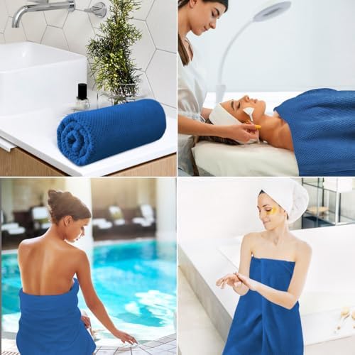 HOMEXCEL 4PK Bath Towel Set, 30x60 in, Absorbent Large Towels for Bathroom