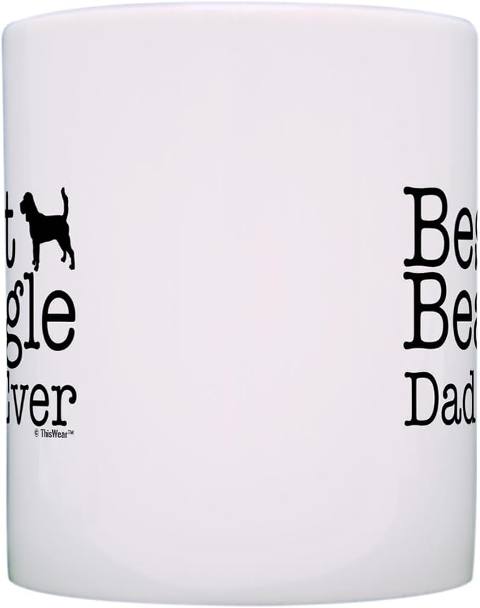 Dog Dad Mug Best Beagle Dad Ever 11oz Ceramic Coffee Mug Tea Cup White