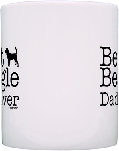 Dog Dad Mug Best Beagle Dad Ever 11oz Ceramic Coffee Mug Tea Cup White