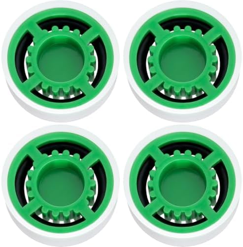4Pcs Shower Flow Restrictor, Green Water Flow Reducer Control Value