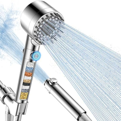 FEELSO Filtered Shower Head with Handheld, High Pressure Shower Filter Head