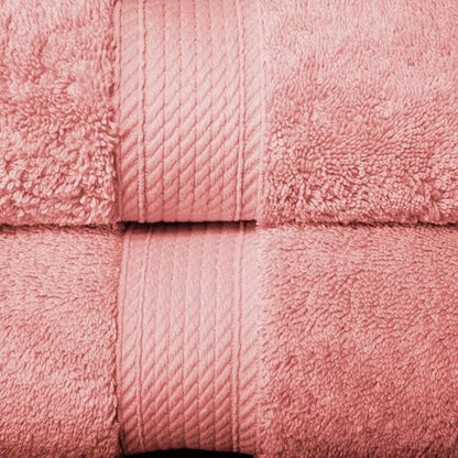 Superior Egyptian Cotton Ultra Plush & Absorbent, 10 Piece Set, Tea Rose