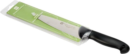 Restaurantware Sensei 8 Inch Chef Knife 1 With Colored Coded Pins Kitchen Knife - High-Carbon Stain-Resistant Black German Steel Meat Knife Ergonomic Handle