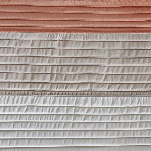 Madison Park 72 x 84 Extra Long Bathroom Shower Curtain Faux Silk Navy