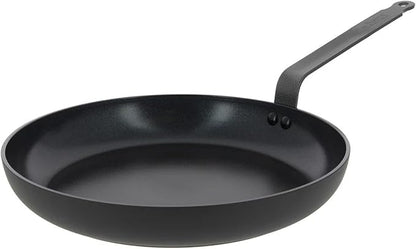 de Buyer CERANOA Ceramic Non-Stick Fry Pan - 12.5” Diameter, 8.7” Cooking Surface - Lyonnaise Design with French-Style Handle - Compatible with All Stovetops - Made in Europe