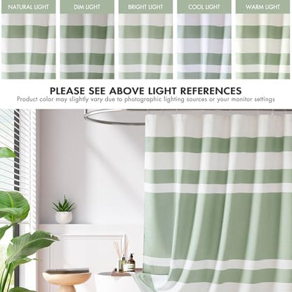 Madison Park Spa Waffle Shower Curtain for Bathroom, 72 x 72, Sage Green