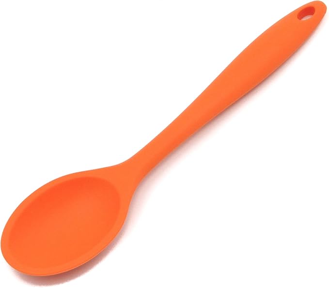 Chef Craft Premium Silicone Basting Spoon, 11", Orange