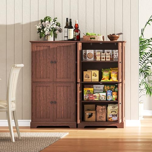 ChooChoo Bathroom Floor Cabinet with Adjustable Shelves