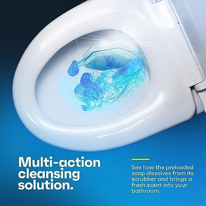 CleanGenius Disposable Prefilled Toilet Cleaning Scrubbers (30 Count)