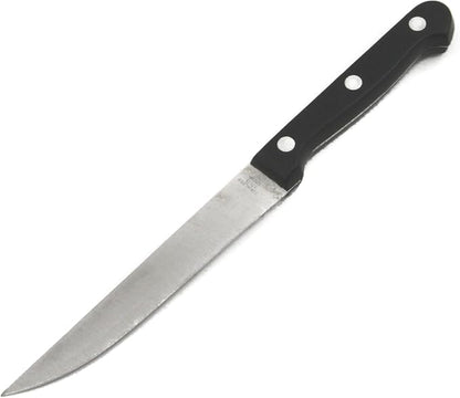 Chef Craft Select Utility Knife 5 inch blade 8.5 inches in length, Stainless Steel/Black