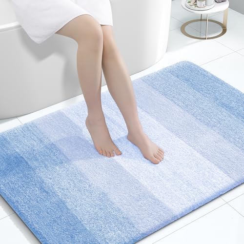OLANLY Large Bathroom Rugs 44x32, Extra Soft Absorbent Microfiber Bath Rugs