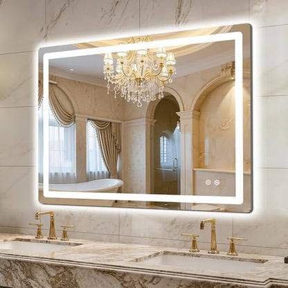 LED Bathroom Mirror, 40"x30" Bathroom Vanity Mirror with Lights