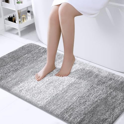 OLANLY Bathroom Runner Rug 47x24, Extra Soft Absorbent Microfiber Bath Rugs