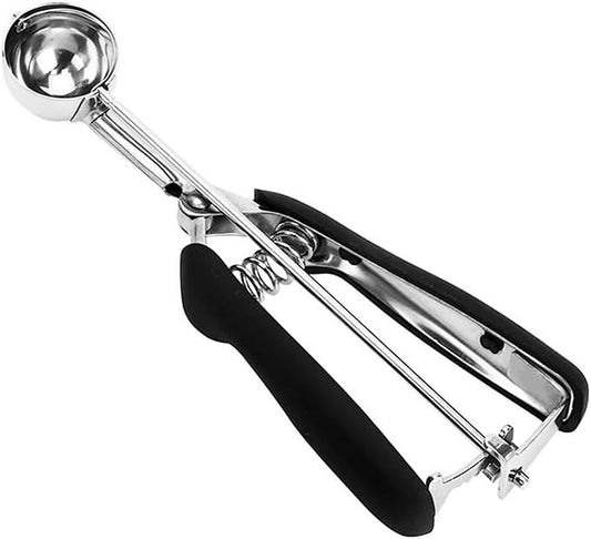18/8 Stainless Steel Cookie Scoop - 0.8Tbsp/2.5tsp/12.5ml/0.5oz Dough Scoop with Trigger Release