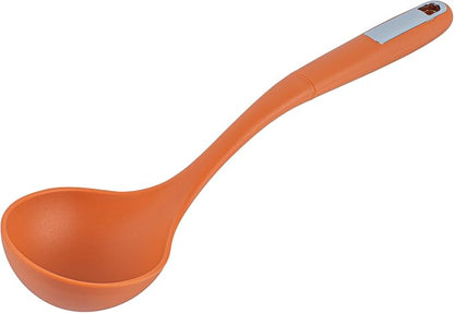 Restaurantware Silicone Utensil Set Pack of 10 Non-Slip Handle 6-Piece Kitchen Tool Set, Heat-Resistant Dishwasher-Friendly Cooking Accessories, Durable Orange Cooking Utensils