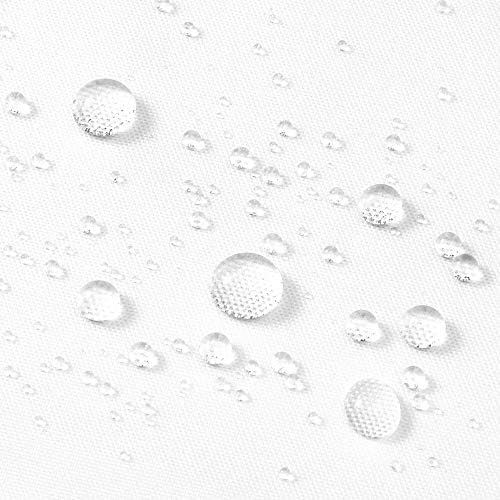 N&Y HOME Fabric Shower Curtain or Liner with Magnets, White