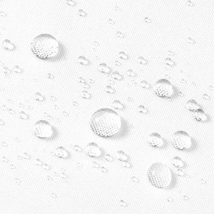 N&Y HOME Fabric Shower Curtain or Liner with Magnets, White
