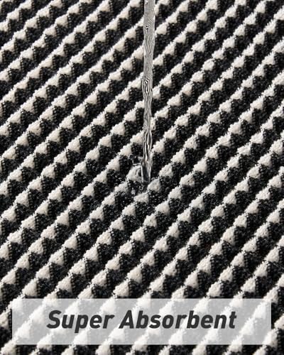 Upgraded Waffle Bath Mat Ultra Absorbent Non Slip Bathroom Mat, 24" x 36"