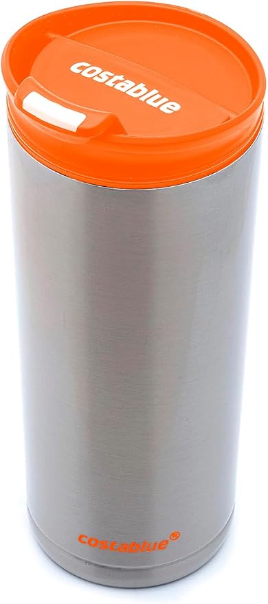 Travel Coffee Mug - 16 Oz. Stainless Steel Insulated Coffee Mug, Leak Proof Tumbler w/Dishwasher Safe Lid, Double Wall Travel Coffee Cup, Reusable Insulated Tumbler for Hot & Cold Beverages…