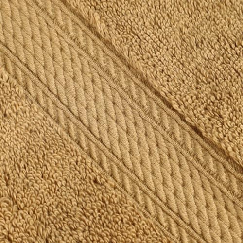 SUPERIOR Egyptian Cotton Ultra Plush & Absorbent, 3 Piece Set, Toast