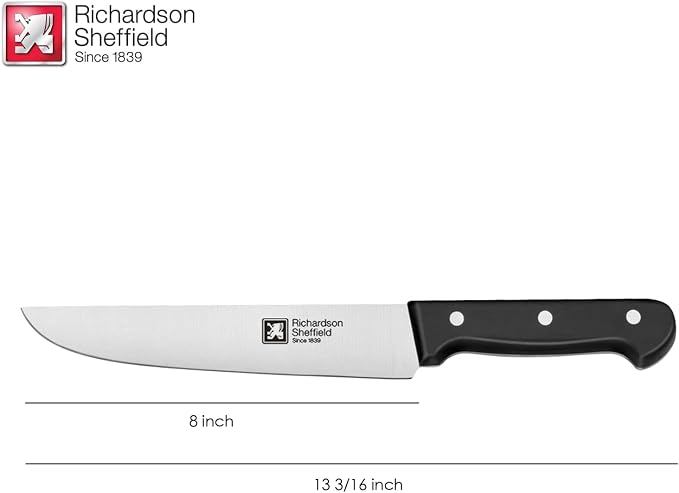 Richardson Sheffield Universal NSF Approved Professional Butcher Knife, 8-Inch